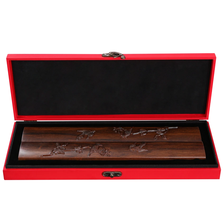 黑酸枝镇尺礼盒装1对