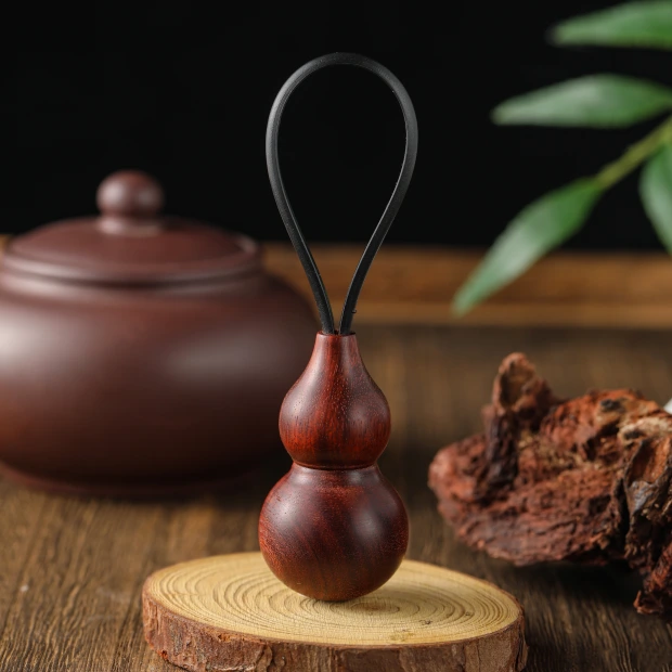 酸枝大葫芦平安挂件